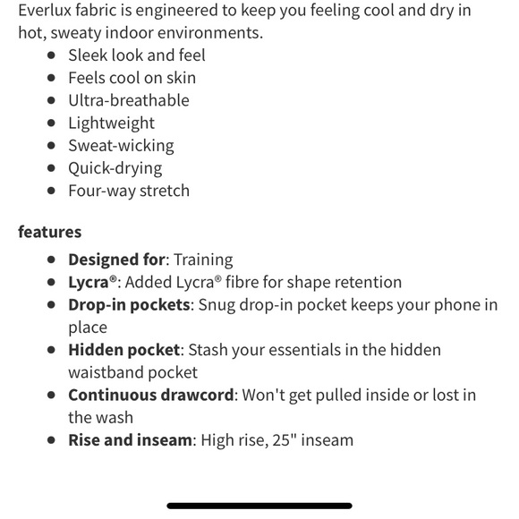 Lululemon Invigorate high rise tight 25” - Picture 6 of 7